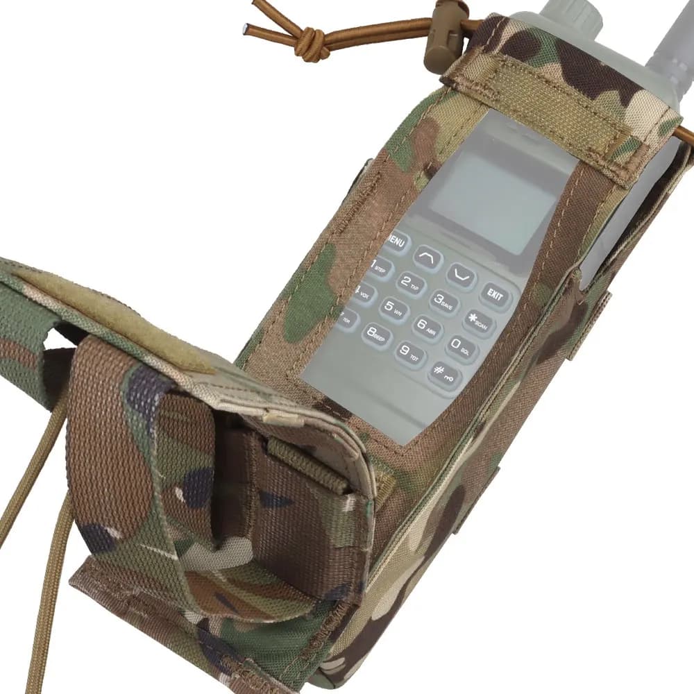Borsa Universale Leggera per Radio da Esterno, Custodia per Walkie Talkie da Caccia, Borsa Molle per Gilet Porta-Placche