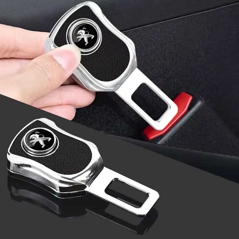 Car Belt Clip Extension Spina with Belt Buckle for Peugeot Accessories