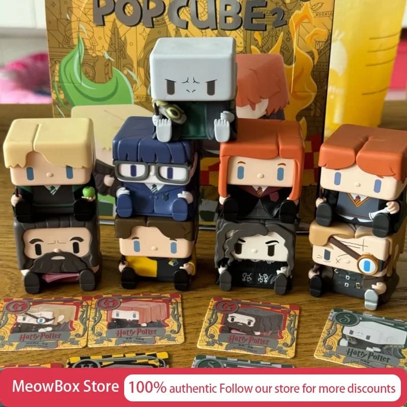 Pop Mart Harry Potter Pop Cube-1 Series: Statuetta Originale Blind Box, Giocattolo Decorativo, Regalo di Compleanno per Ragazze, Regalo alla Moda