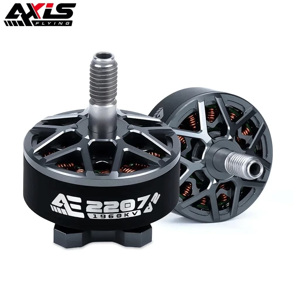 4PCS AxisFlying AE2207 V2 1860KV 1960KV 2100KV 4-6S Brushless Motor Compatible 5inch Propeller for RC FPV Racing Drone