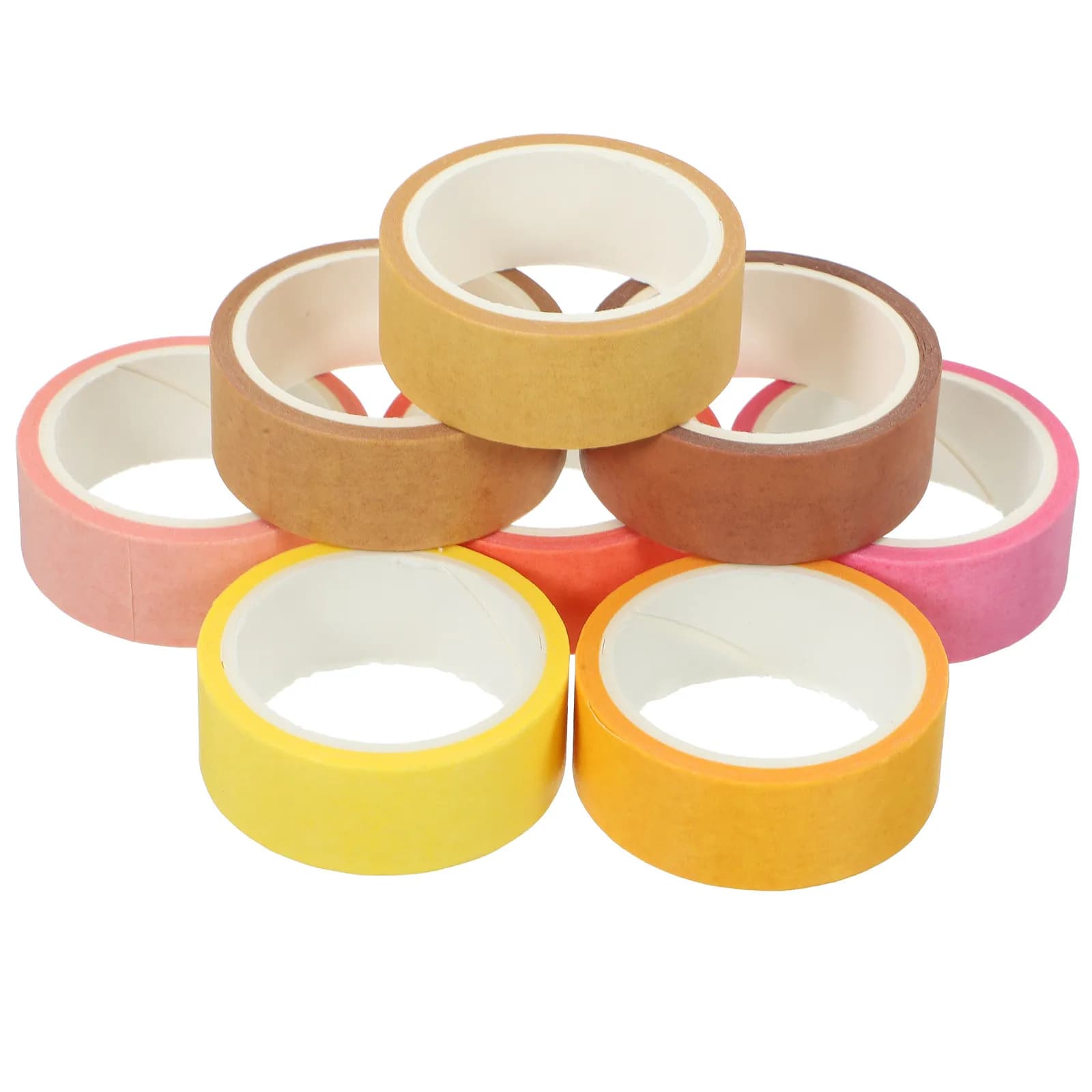 Set di 8 Rotoli di Nastro Washi Viola, Nastro Decorativo Autoadesivo per Scrapbooking, Journaling, Fai-da-Te, Agende, Quaderni e Diari