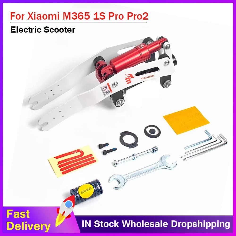 Monorim M1 Kit sospensione anteriore V4.0 Parte dell'assorbimento degli urti del tubo anteriore per Xiaomi M365 1S Pro Pro2 Essential Mi3 Scooter elettrico