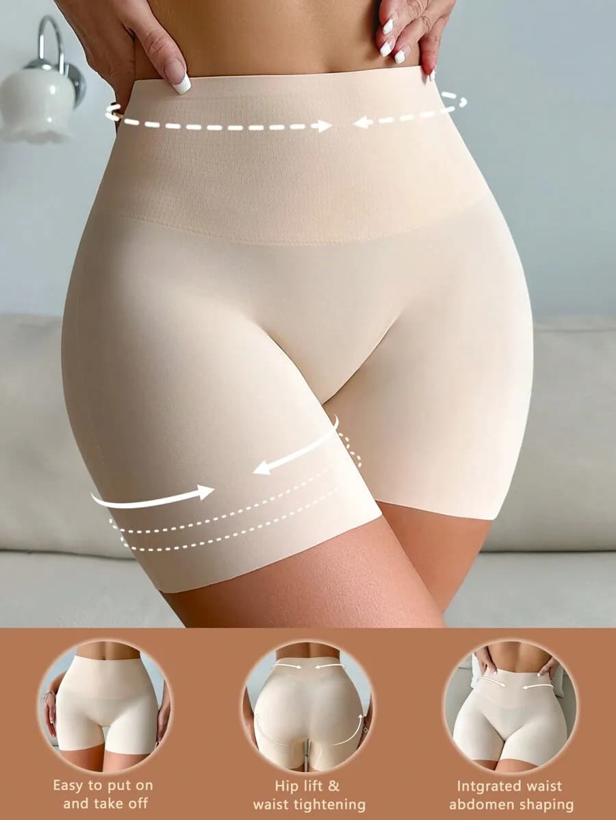 Pantaloncini modellanti a vita alta con effetto lifting e controllo della pancia per donna