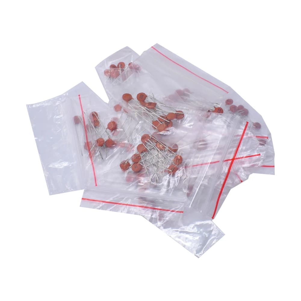 LIZAO Multilayer Ceramic Condenser Kit 2PF-0.1UF, 300 Pieces/Lotto, 30 Values for Electronic Projects DIY Arduino