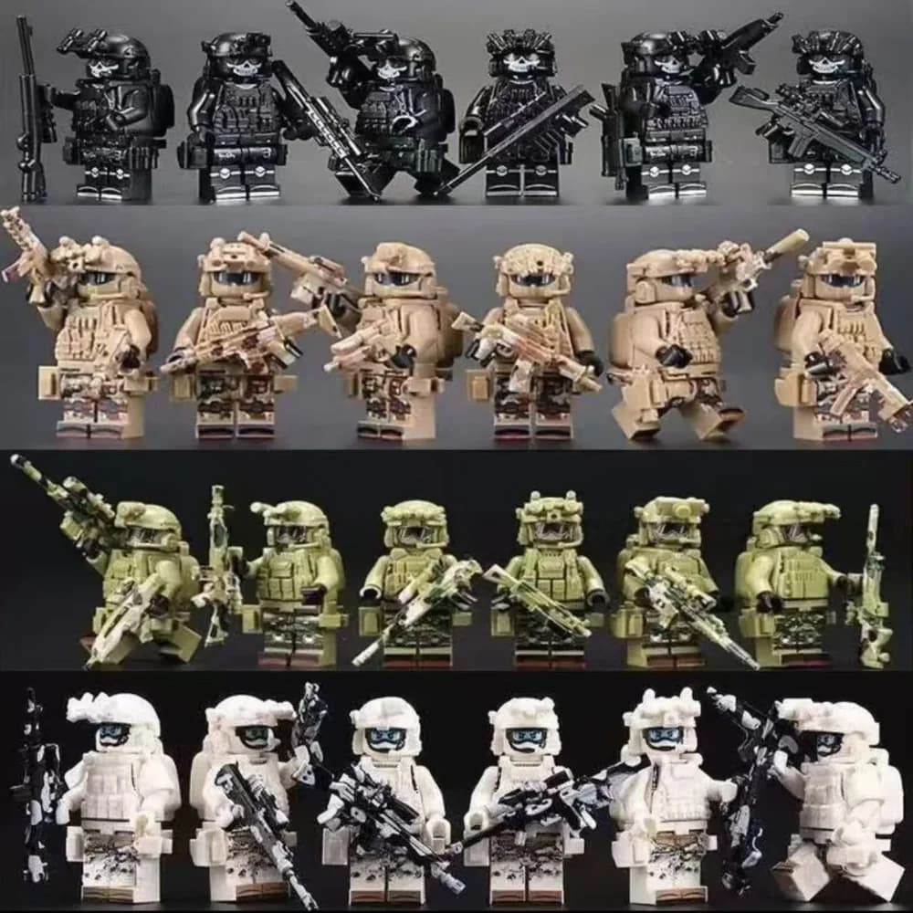 Building blocks, Figureshumanoides dolls, toys, figurines, humanoid dolls, children's toys, birthday gifts, cartoon characters.