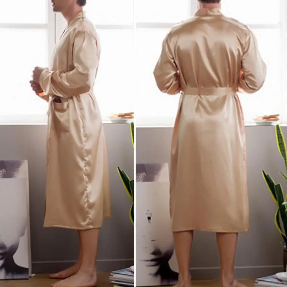 The night wears night shirts Women's Kimono Nightwear Casual Showcase Femme New Spring Autumn Bathrobe Woman Trained Morning Dress