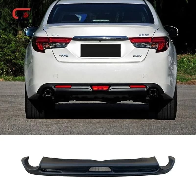 Diffusore posteriore per labbro posteriore per paraurti in plastica PP diretto in fabbrica per Toyota Reiz Mark X 2013-2014 Bodykit per auto