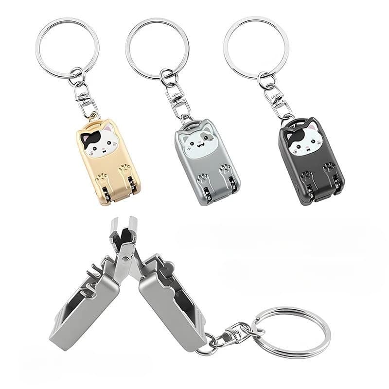 Mini tagliaunghie in acciaio inossidabile affilato durevole manico antiscivolo unghia dei piedi cura delle unghie coltello pieghevole per unghie strumenti per manicure