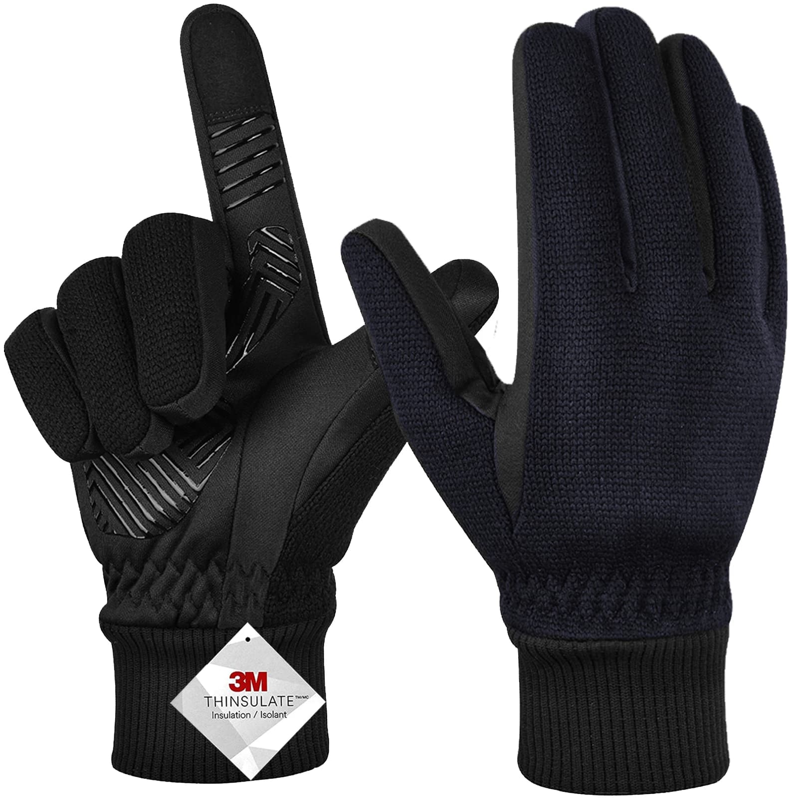 MOREOK Winter Gloves Hot gloves for outdoor sports Anti-slip gloves Touchscreen Cycling gloves for driving, skiing, running, hiking