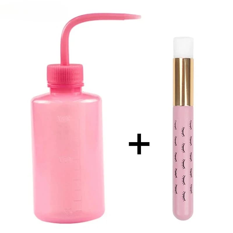 Estensione delle ciglia Bottiglia di pulizia Rimozione Lavaggio delle ciglia Shampoo Boccetta Kit di strumenti Ciglia Set di spazzole pulite Sopracciglio Cura della pelle