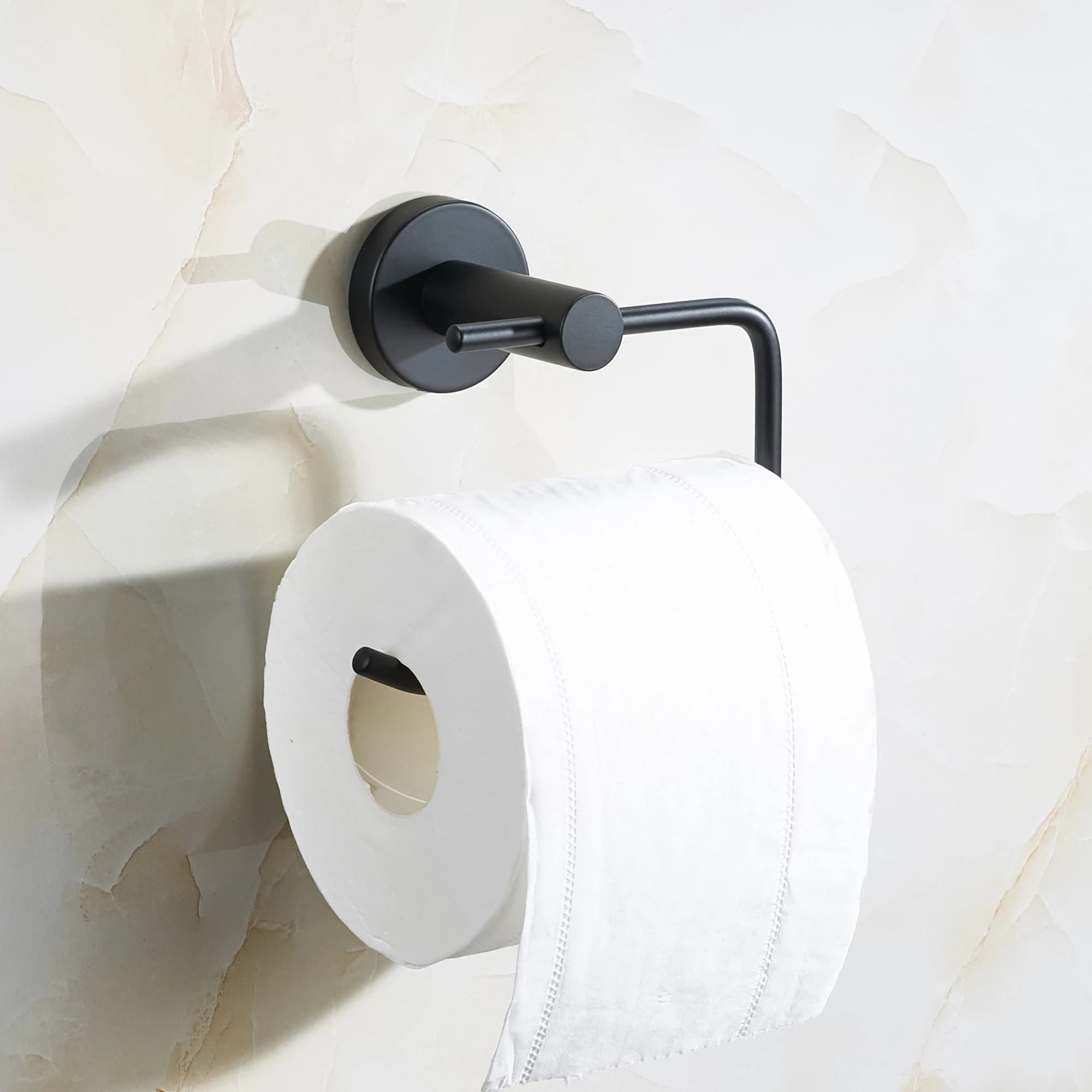 SARIHOSY Portarotolo in Acciaio Inossidabile, Accessori Bagno, Porta Rotolo di Carta Igienica, Portasciugamani