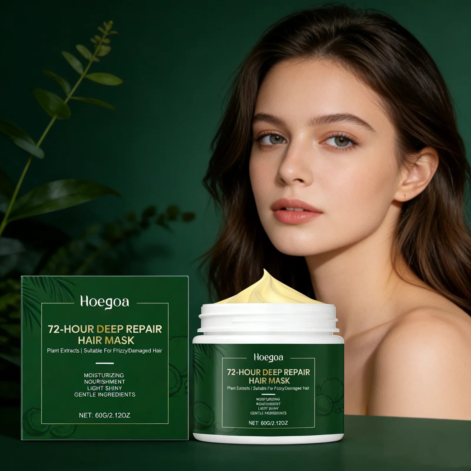 Deep Reparator Mask for Hair, Quick Repair for Dry and Damaged Hair, Deep Hydration, Nutrient, Anti-Crespo, Straight Cream for Hair Care