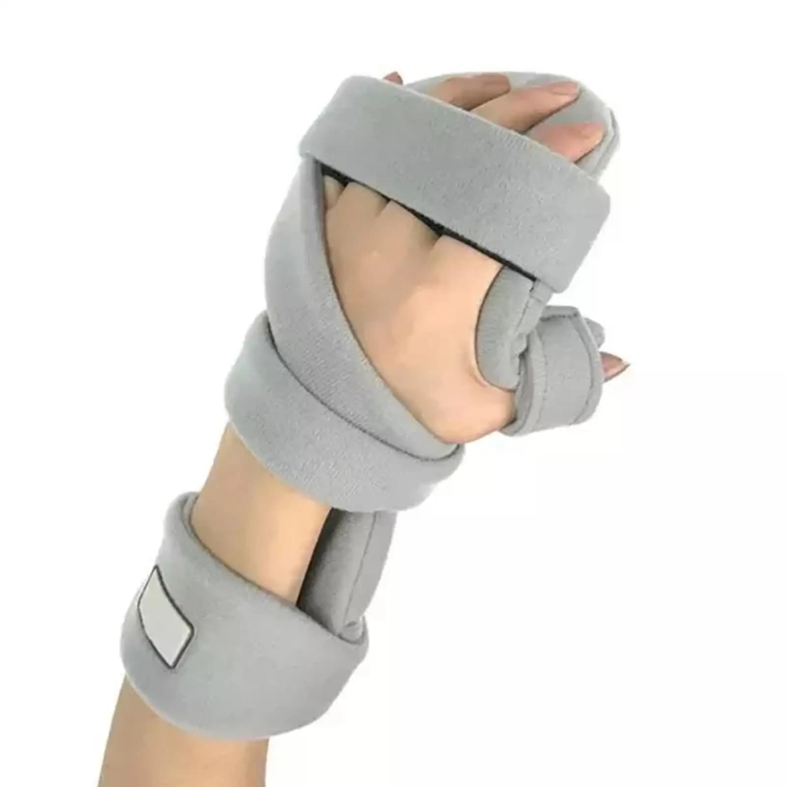 Supporto per tutore per mano con ictus regolabile supporto per stecca per mano notturna per dito supporto per polso ortopedico riabilitazione per tendinite per artrite