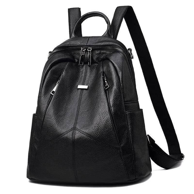 Elegante Borsa a Doppia Tracolla in Morbida Pelle per Donne, Zaino da Viaggio, Borsa Casual Versatile, Borsa a Mano per Signore, Borsa Scuola per Donne