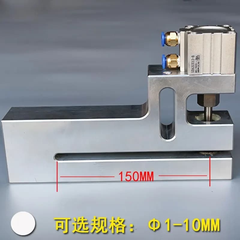 Punching Machine For Bag Production Pneumatic Punching Machine For Plastic Bags With Small Round Hole Edge Sealing in 80mm Plastic Bag