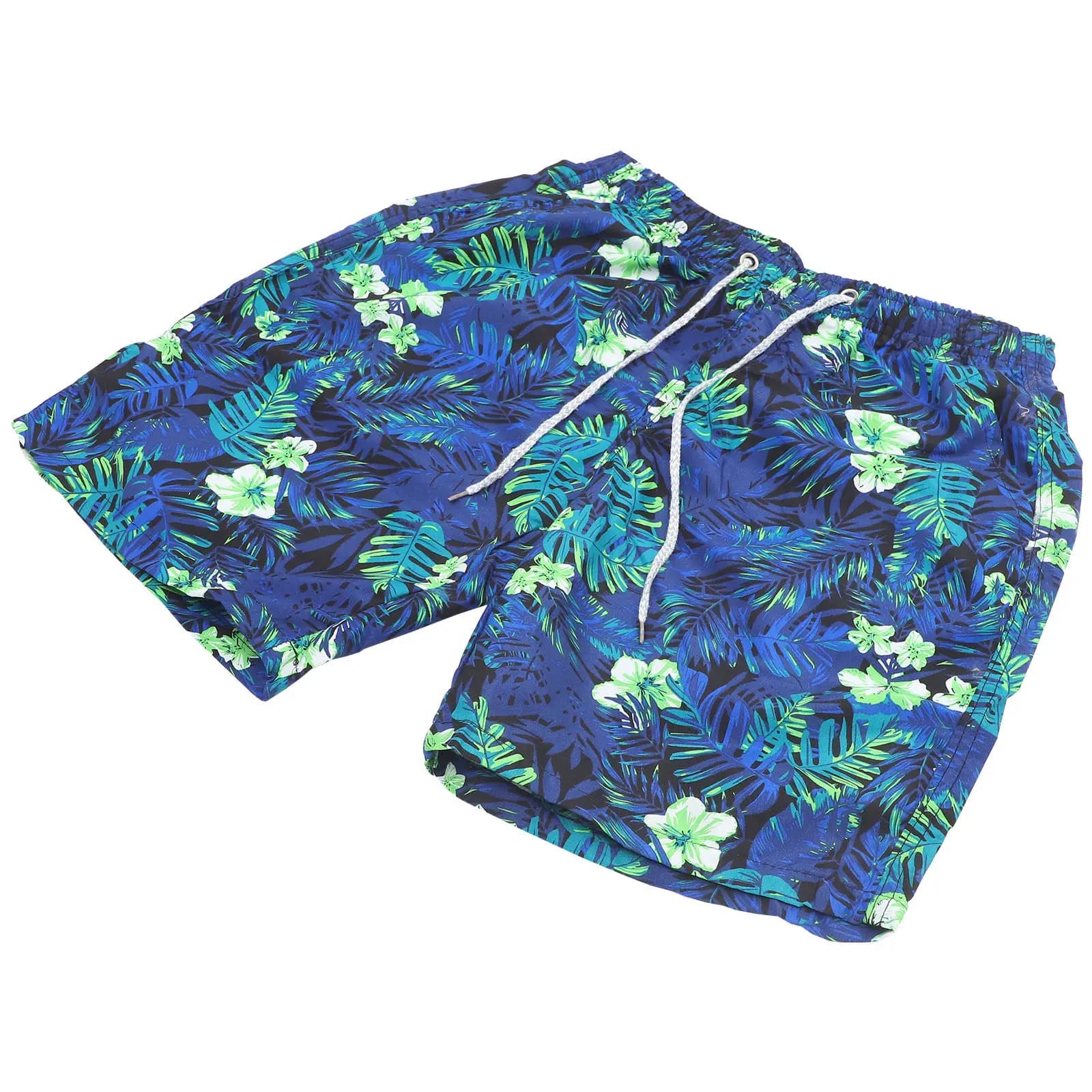 Polyester Material Shorts Men Summer Casual Surffing for Comfortable Leopard Sports Breathable