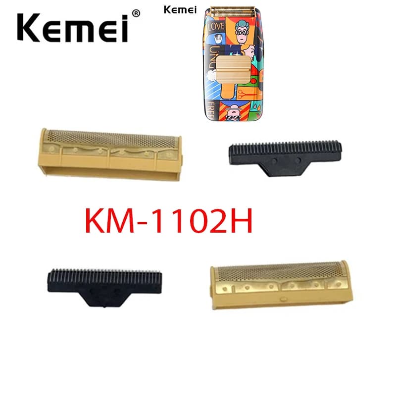 Kemei 1102H sostituzione lama di rasoio testina di rasoio rasoio elettrico da uomo KM-1102H Razor Foil Mesh Net parti originali per la rasatura della barba