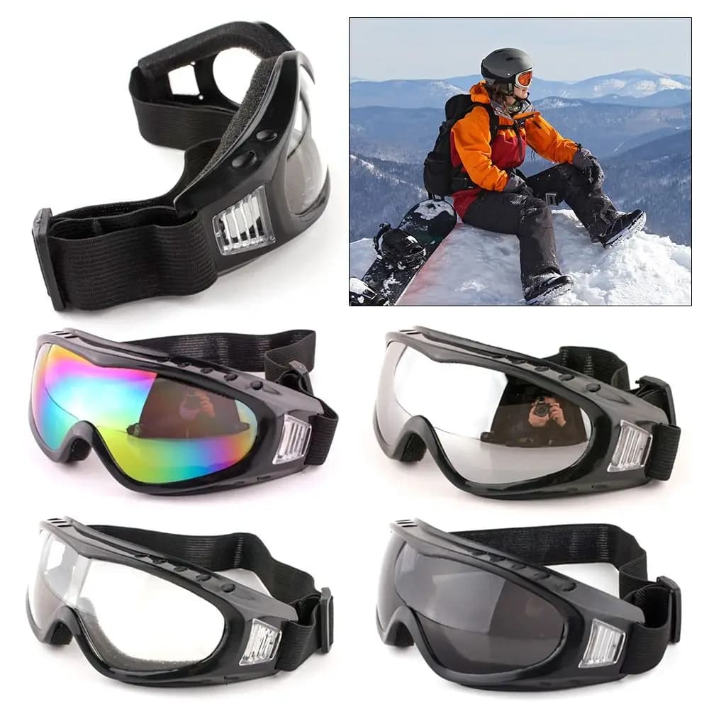 Montatura protettiva per lenti invernali antivento antipolvere occhiali per bambini occhiali da snowboard per bambini occhiali da sci moto ciclismo
