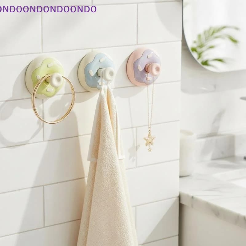 Suction Cup Hook Transparent No Punching Reusable Wall Hook for Bathroom Kitchen Door Hanging Decoration Keys Towels Clothes