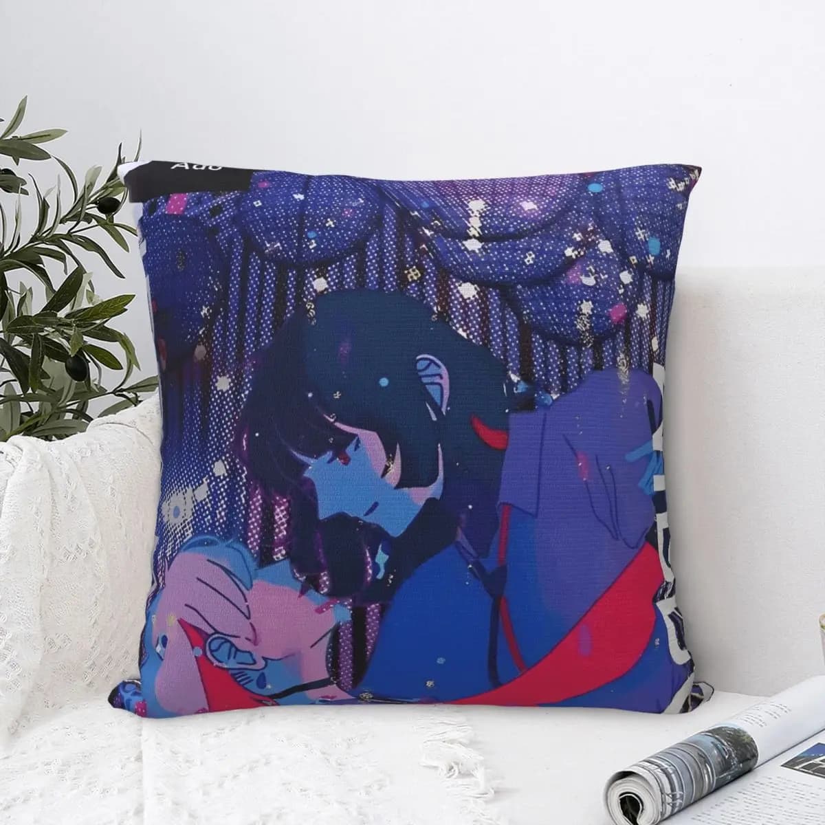 Ado WORLD TOUR 2025 Pillow Cover Fashion Pillow Case For Sofa Home Decoration Cushion Cover Square Pattern Pillowcases Gift Idea