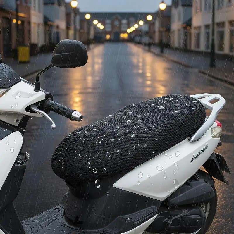 Anti Slip 3D Mesh Motorcycle Seat Cover Summer Cool Breathable Protector Universal Fit for All Standard Scooter Moped