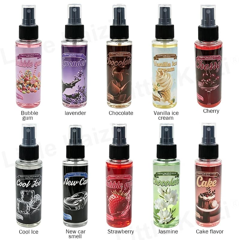 Confezione da 2/5 Spray Profumati, 10 Fragranze tra cui scegliere, per Auto, Casa e Abbigliamento