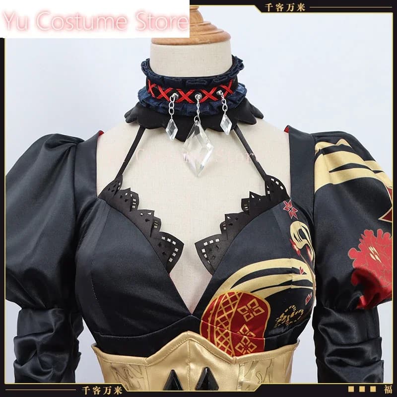Yu Anime! Vtuber Nijisanji Ethyria Nina Nuovi vestiti Abito da gioco Splendido abito uniforme Costume cosplay Halloween Party Outfit