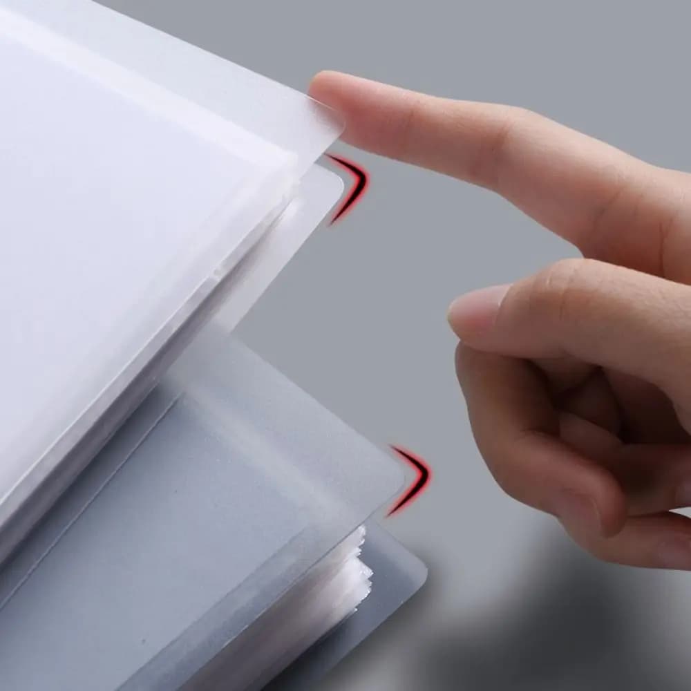 Organizzatore di file A4 per archiviazione da tavolo Organizzatore di documenti impermeabile multifunzionale Cartella di carta per file A4 di grande capacità antipolvere