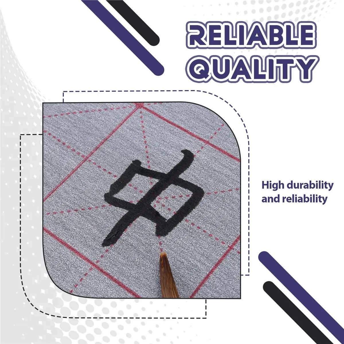 doyou Reusable Water Writing Magic Cloth Inkless Chinese Calligraphy Set of 3 Traditional Calligraphy Writing Brush Pens Set 1