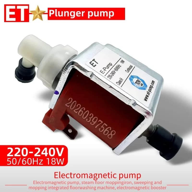Pompa Elettromagnetica 18W 220-240V 50/60Hz per Scopa a Vapore, Pompa Integrata per Spazzola a Vapore e Ferro da Stiro