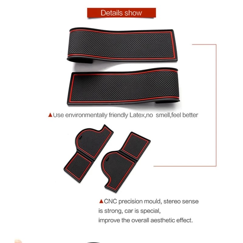 Auto Anti-Slip Cancello Slot Zerbino Parti di Ricambio Accessori Per BMW X1 2023 Porta Scanalatura Pad Portabicchieri Accessori Interni