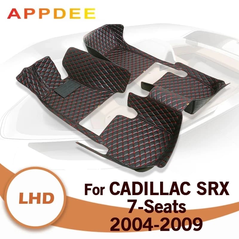 Tappetini auto per Cadillac SRX Seven Seats 2004 2005 2006 2007 2008 2009 tappetini personalizzati copriscarpe accessori interni
