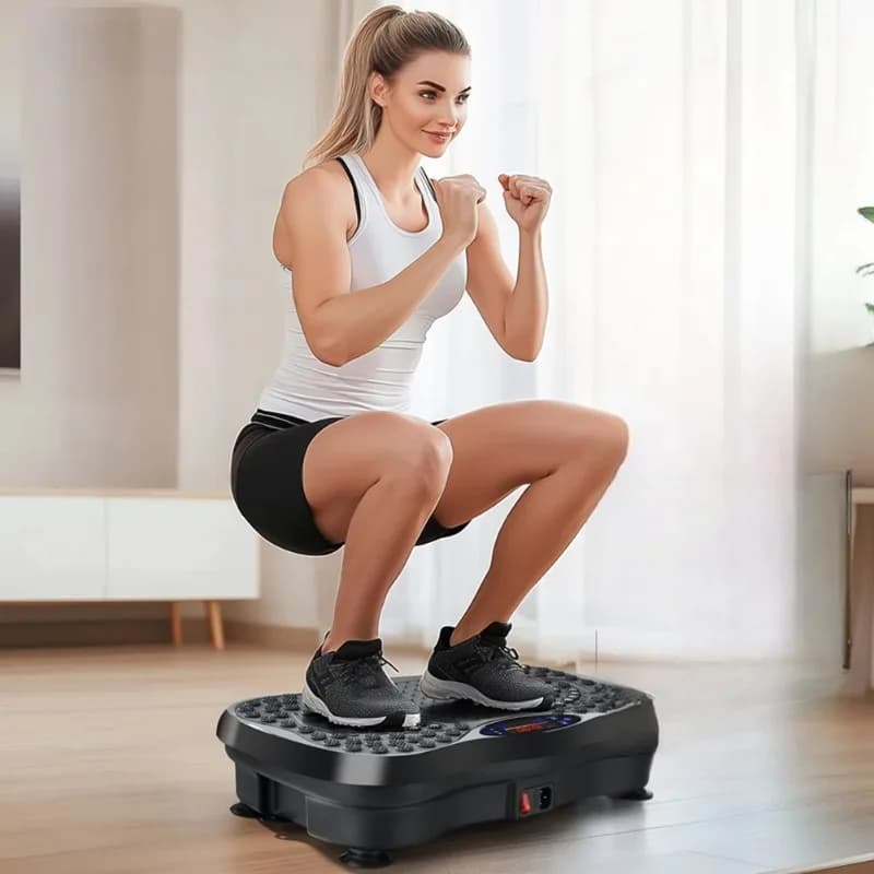 Vibrant Pedal for Exercises with Bluetooth, Weight Loss and Weight Loss Machine, Vibromassage for All Body