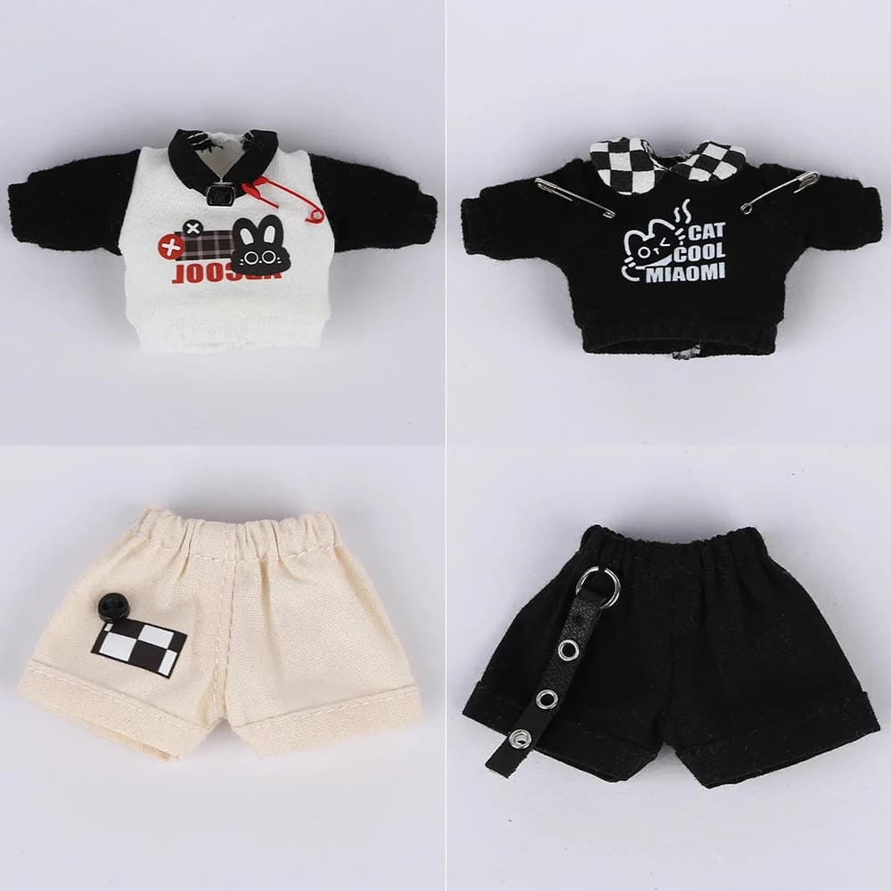 Ob11 Doll Suki Clothing Cool Cat Cat Rabbit maglione Coat Doll Shorts per nendoids, Molly, Ufdoll, Gsc Body, Ymy, 1/12bjd Doll