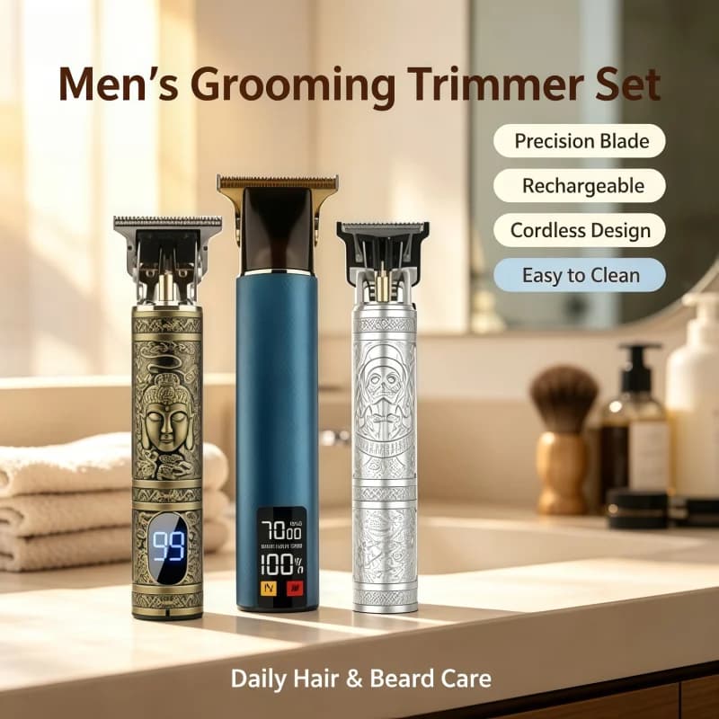 New Professional USB-powered electric hair clippers capable of trimming hair and shaving a barber's special hair trimmer for men
