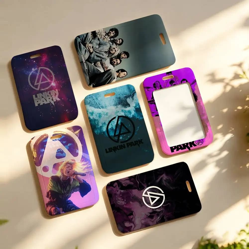 Cool-L-linkin ParkS NFC Contactless Sliding Card Sleeve For Student Cards, Bus Cards, ID Cards, And Work Permits