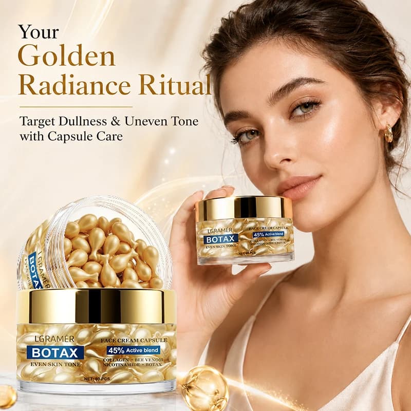 30/60/120 Capsule Portatili di Essenza Nutriente alla Niacinamide, Siero Viso Idratante Profondo in Capsule per la Cura della Pelle