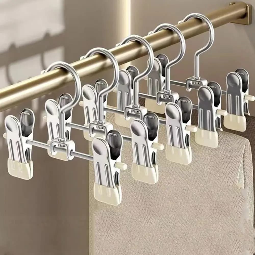 Anti-slip clip for drying clothes Supports for boots Clips for clothes to store caps Adjustable 360 ° Rotating clothes rack for laundry
