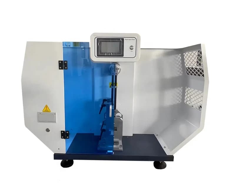 Prezzo dell'attrezzatura per test di impatto 5J Izod Charpy per la macchina per prove di impatto a pendolo ISO179 in plastica