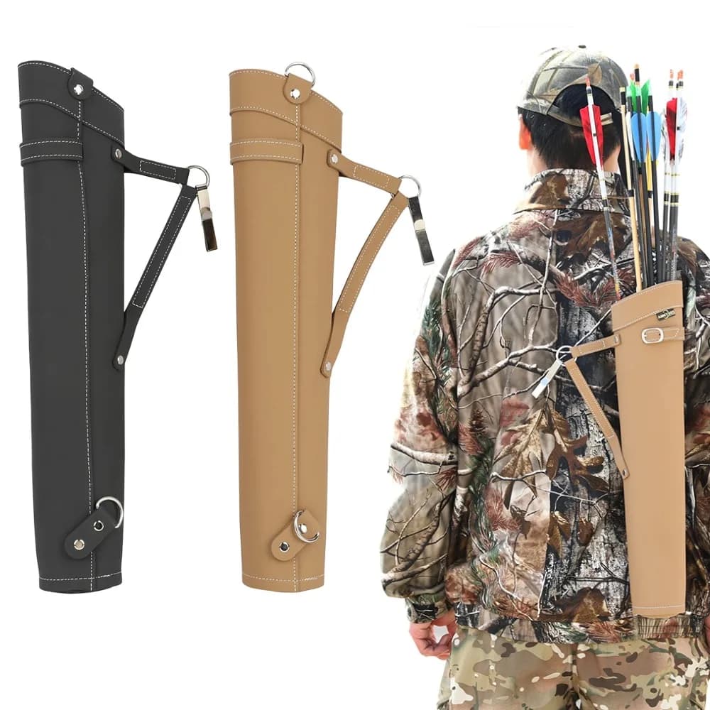 Faretra per frecce per tiro con l'arco Borsa per frecce in vita regolabile Tiro con l'arco Supporto per frecce per spalla Arco da caccia all'aperto Pratica di tiro