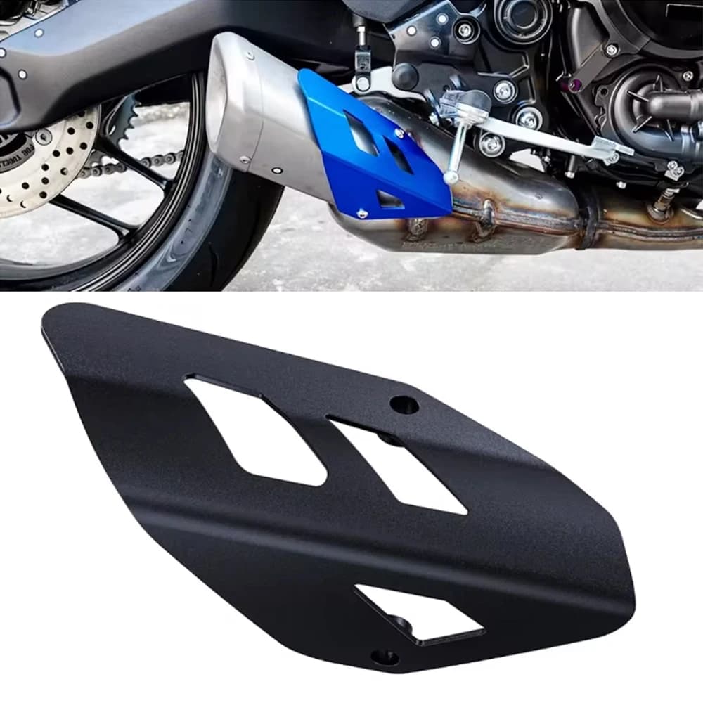 Per Yamaha MT-07 mt07 FZ07 2025 2026 Accessori Moto Protezione Termica CNC per Tubo di Scarico e Silenziatore