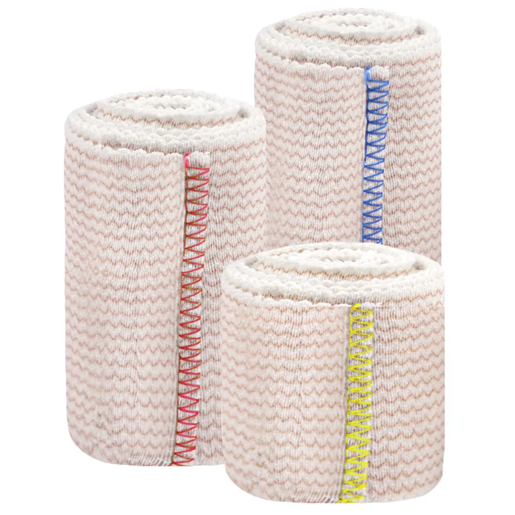 3 Rotoli di Fascia Elastica Compressiva Traspirante e Leggera per Supporto di Caviglia, Ginocchio, Polso, Schiena, Spalla e Anca, per Alleviare il Gonfiore
