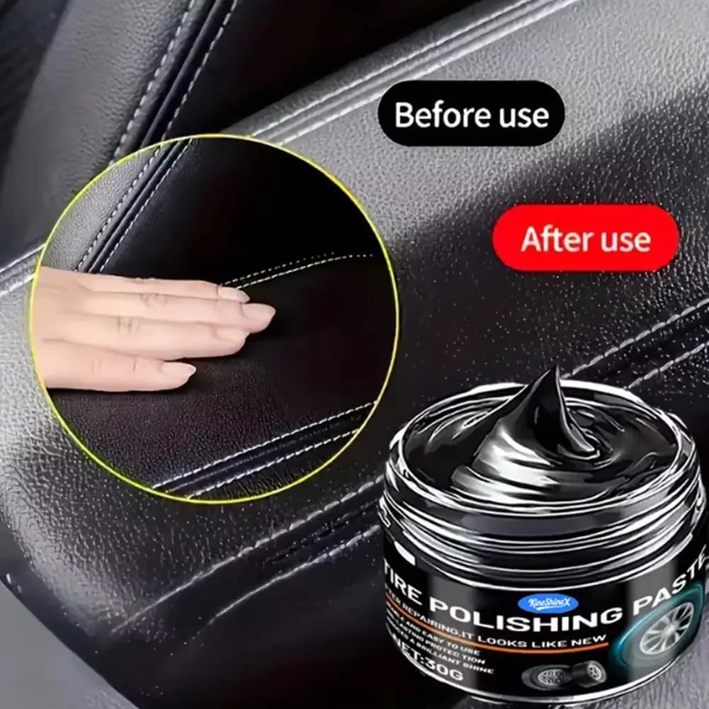 Pasta per la riparazione degli interni dell'auto, cera lucidante per plastica interna ed esterna, riparazione graffi, adatta anche per pneumatici.