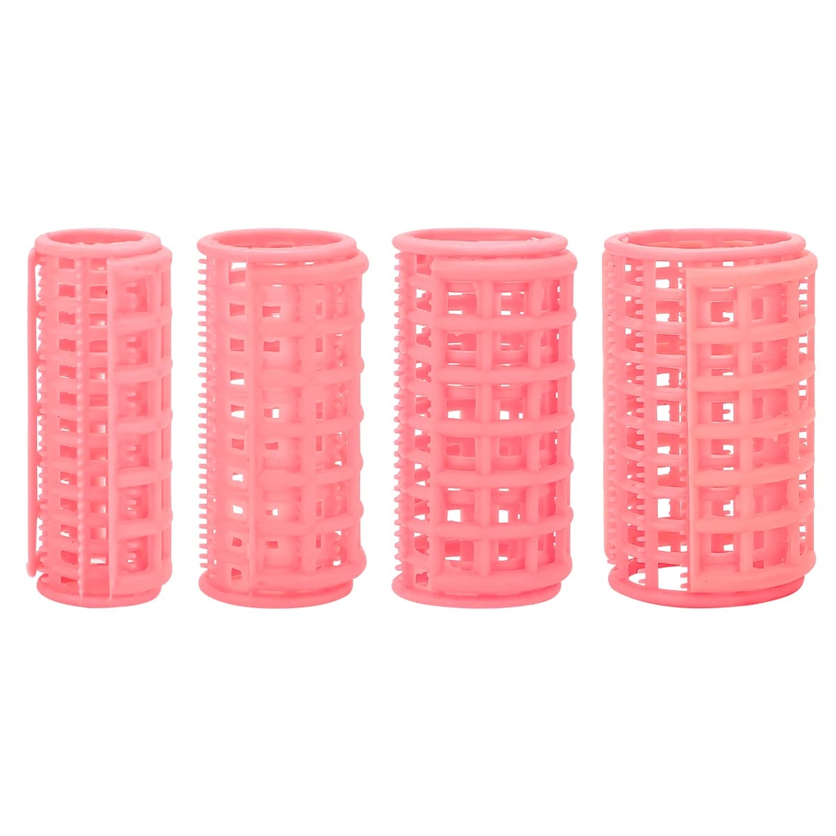 12 pcs set of rollers for hair pink bigodini for hairdressers self-supporting tool for hairstyle riccia diy for tools for styling hair curler for women