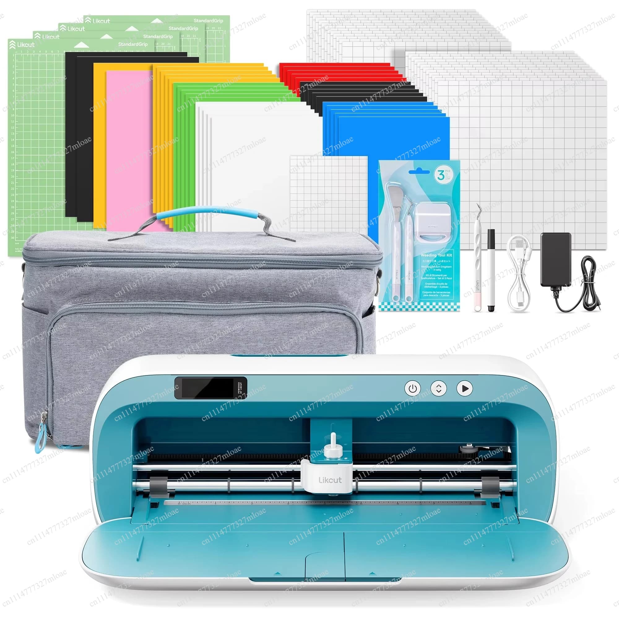 S41 Vinyl Cutter Set with Tools and Vinyl Sheet, Plotter, Mini Cutter for Stickers