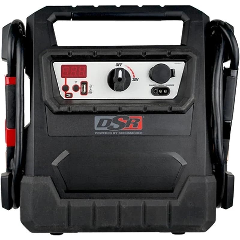 Avviatore elettrico per batteria per auto DSR ProSeries, mantenitore e centrale elettrica portatile - 12 V, 4000 amplificatori di picco e 700 manovelle