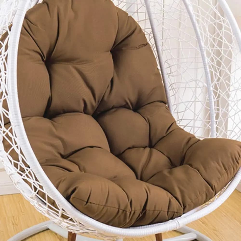 Bearing for hanging rocking chair, durable, for patio or garden, brown, 49x37 inches