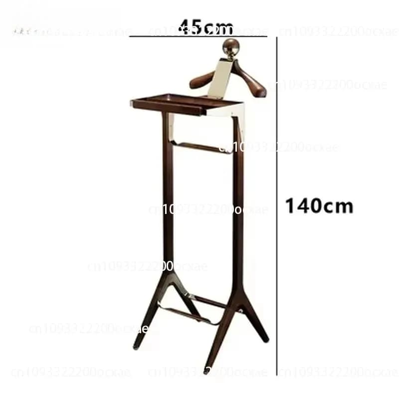 High Quality Hotel Living Room Floor To Floor Removable Wooden Clothes Custom Hanger Bracket Hat Rack Storage Rack