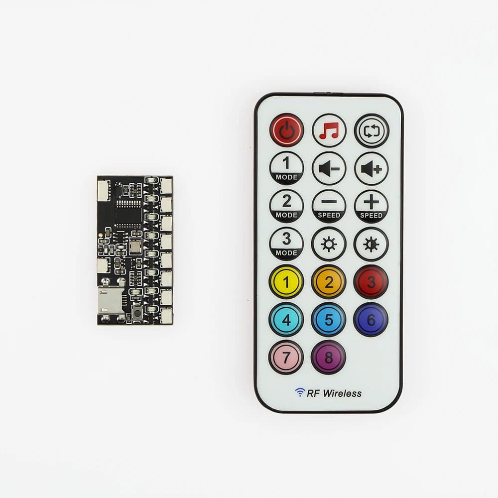 EASYLITE Scheda Iamp IF a luce LED fai-da-te e modulo wireless con telecomando a 20 tasti RF
