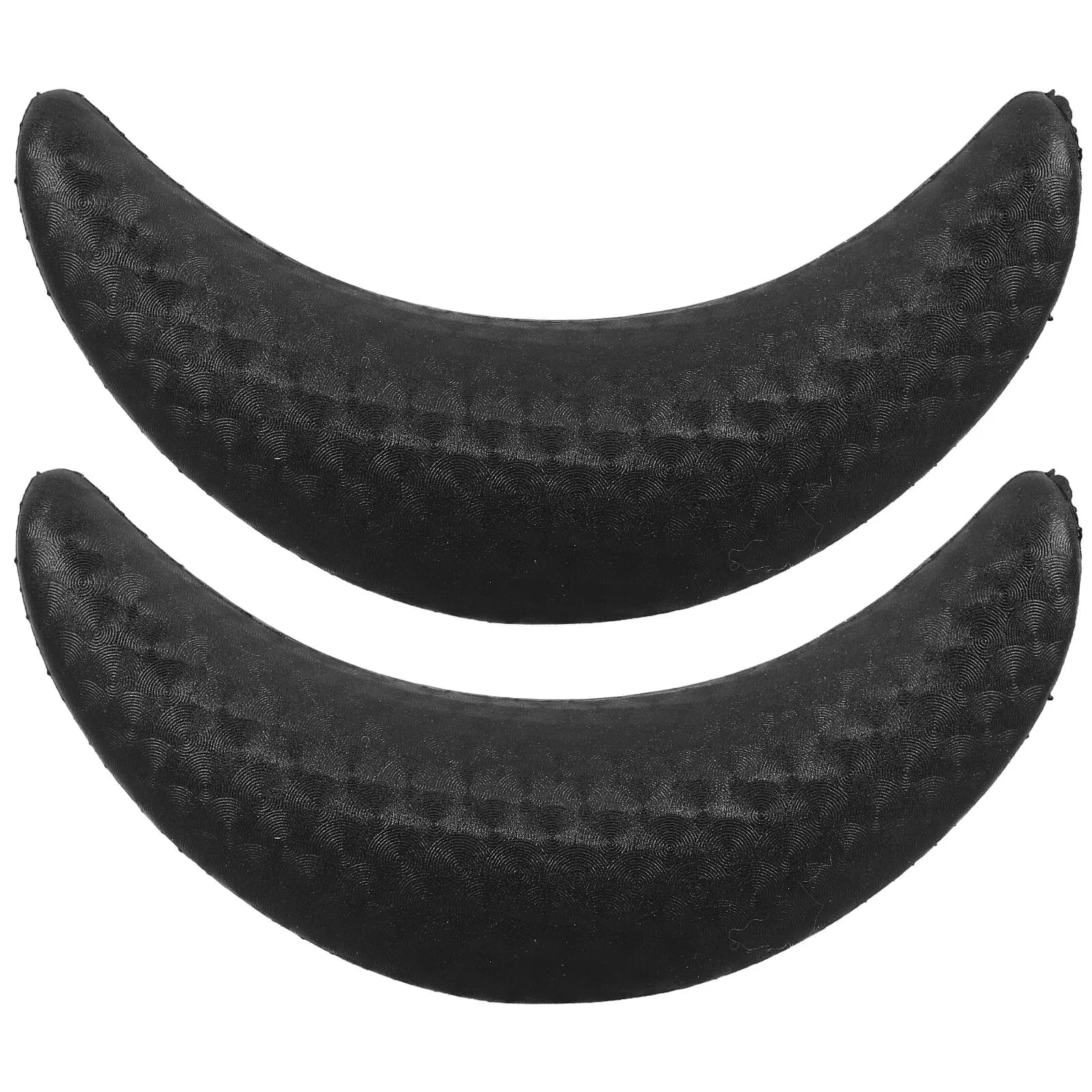 2 Pezzi Cuscino Ergonomico Nero a Mezzaluna per Lavatesta, Confortevole e Delicato sulla Pelle, per Lavaggio Capelli